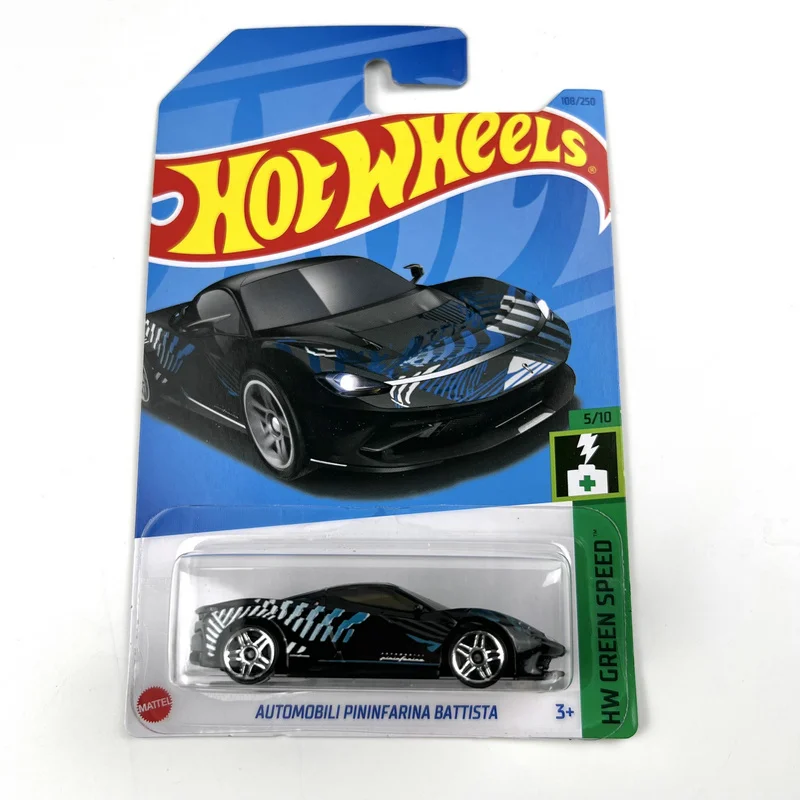 2023 Hot Wheels Cars NO.79-117 DMC DELOREAN AUTOMOBILT PININFARINA BATTISTA 1/64 Metal Die-cast Model Collection Toy Vehicles