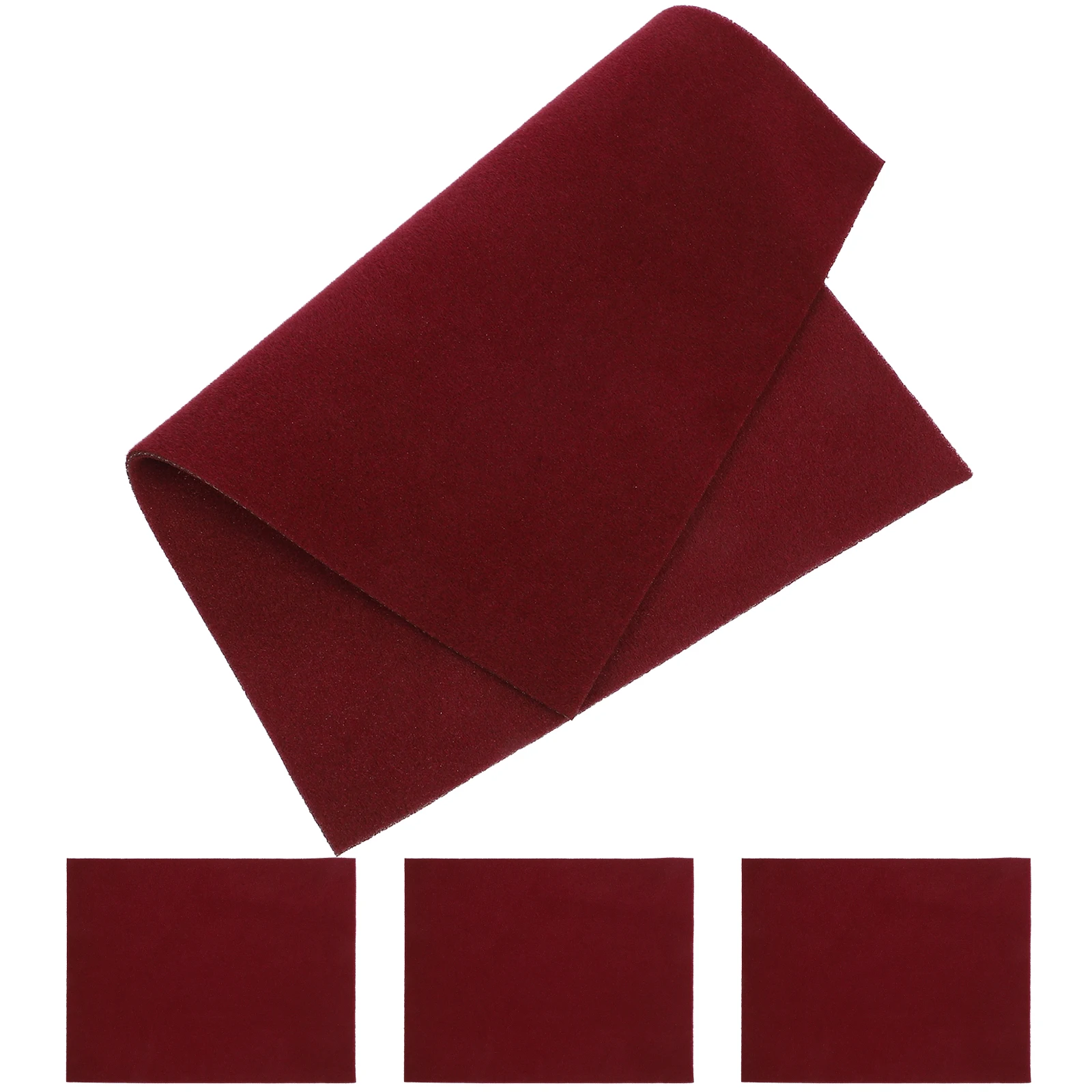 

4pcs Jewelry Anti-slip Pad Bead Mats for Beading Soft Work Surface Flocking Sponge Polyester Easy Cleaning Non-slip Bracelet