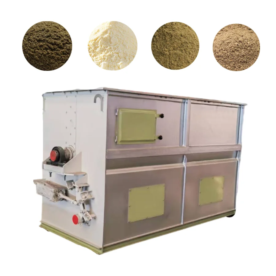 Ribbon Mixer Hot Sale New Animal Poultry Cattle Pig Pellet Feed Grinder Line 0.5-5 T/h Capacity Home Use Long Service