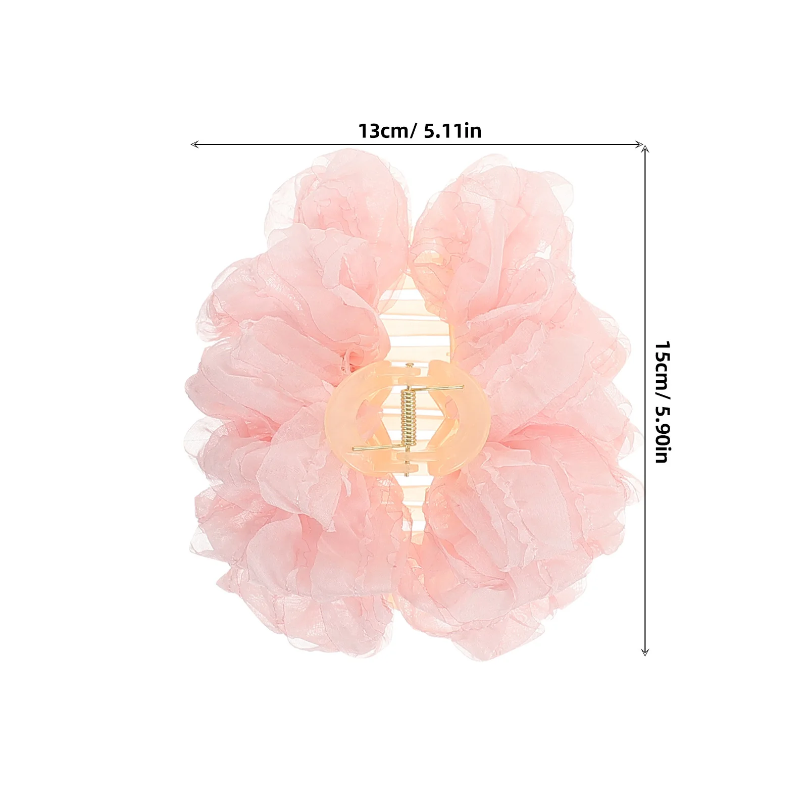 3 قطع من مشابك شعر على شكل فيونكة باللون الأبيض والوردي والأسود، مشابك فكية آمنة، ملحقات تصفيف الشعر السميكة مناسبة #3