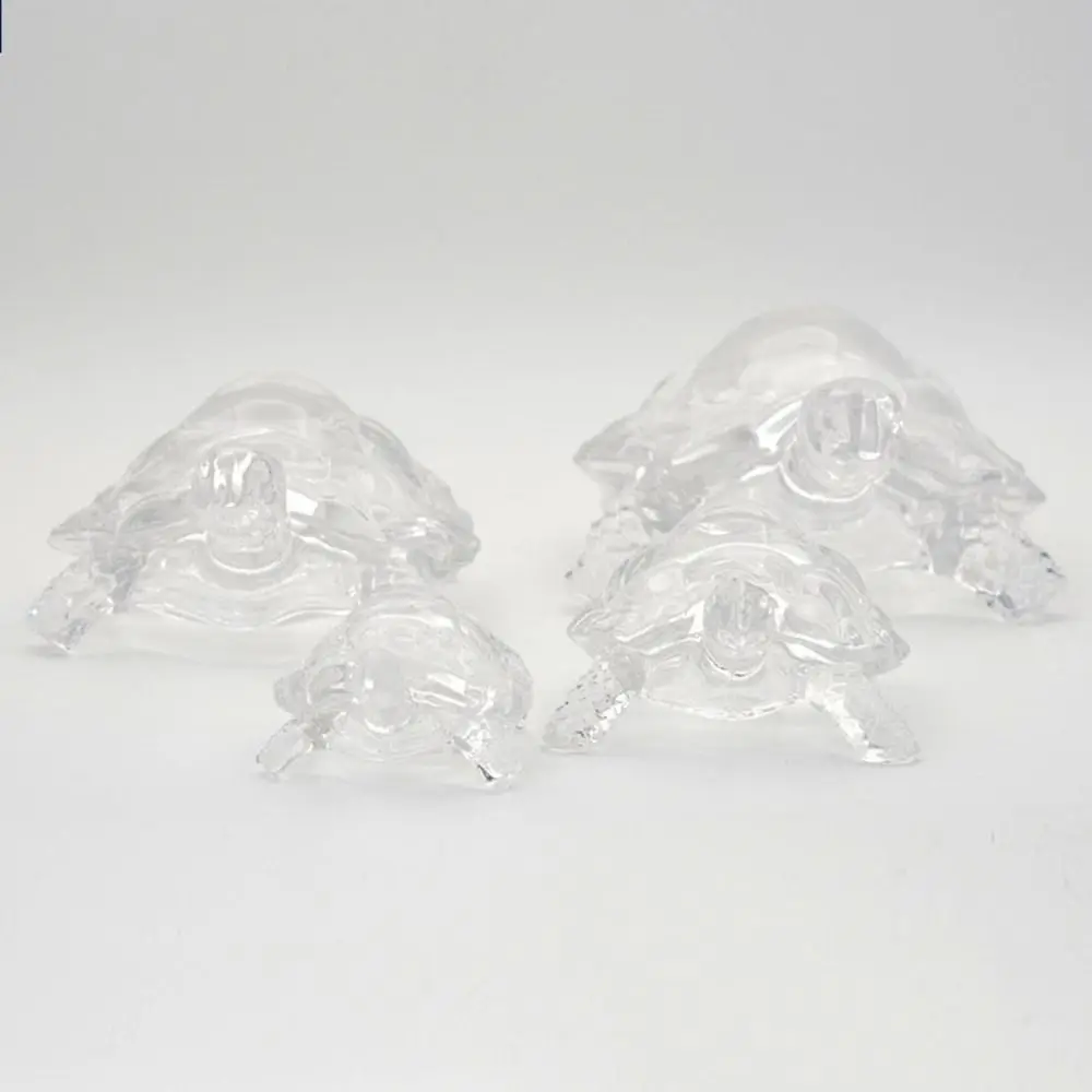 Chinese Feng Shui High Quality Fish Tank Landscaping For Office Crystal Turtle Craft Gift Tortoise Statue Desktop Ornament