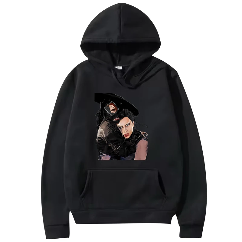 

Lady Gaga DISEASE Classic hoodie men women vintage Casual fashion cool Long sleeve Sweatshirt with print oversized hoodie unisex