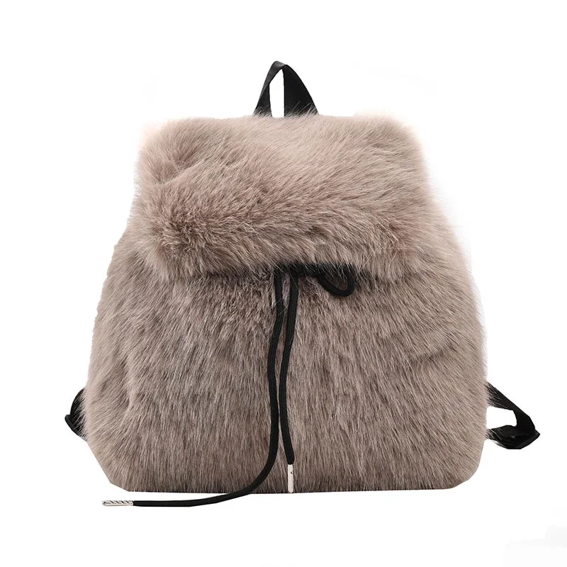 Cute Plush Casual Backpacks Exquisite Large Capacity Simple Hot Trendy Portable Women\'s Backpack 2024 Fashion Hot Sale in Winter