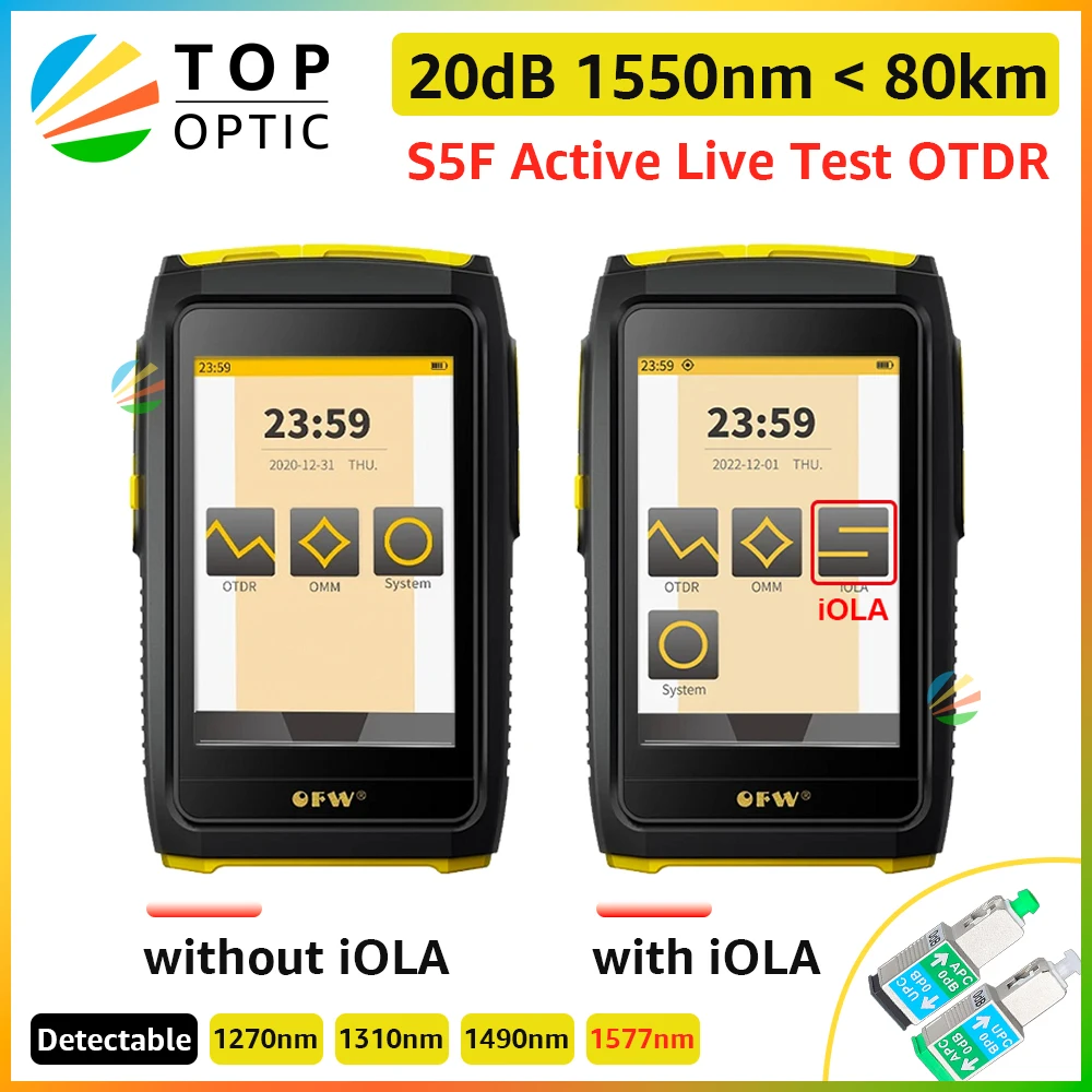 OFWMiniOTDROpticOtdrOpticalReflectorActiveFiberLiveTester1550nm20dBOpticalReflectometerTouchScreenOPMVFLiOLA-AliExpress509