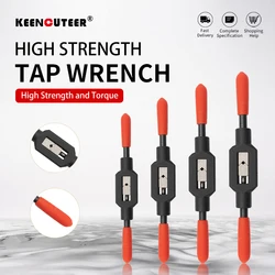 Verstellbarer Hahns chl üssel griff für M1-M8 ~ M9-M27 metrische Gewinde bohrer Super hard High Carbon Steel Tap Reibahle Hand gewinde werkzeuge