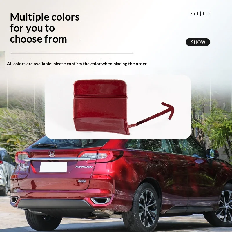 Applicable to 17-22 Honda Crown Road Trailer Cover Rear Bumper Tow Hook Tow Rope Cover Trailer Hole Cover