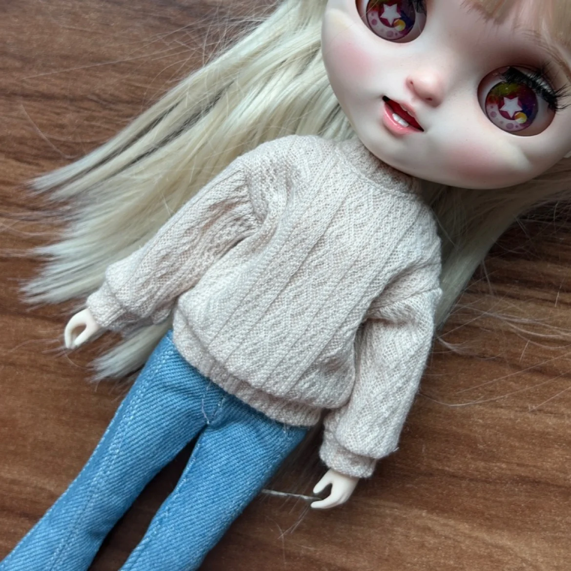 blythe doll clothes casual sweater Handmade Dress for Blythe doll 28-30 cm Accessories OB22 OB24 AZONE