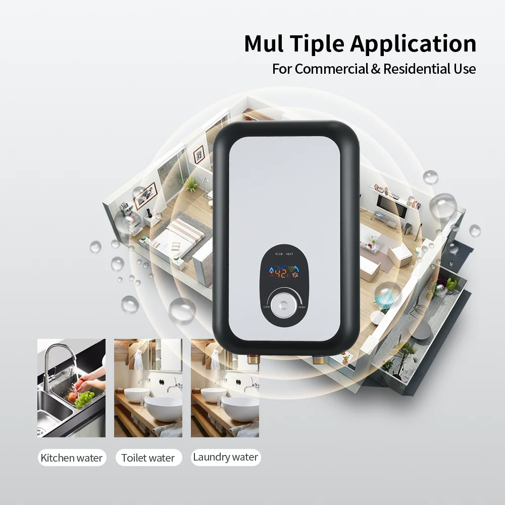 Scaldabagno elettrico istantan - Home Bathroom Geyser recensione e prezzo