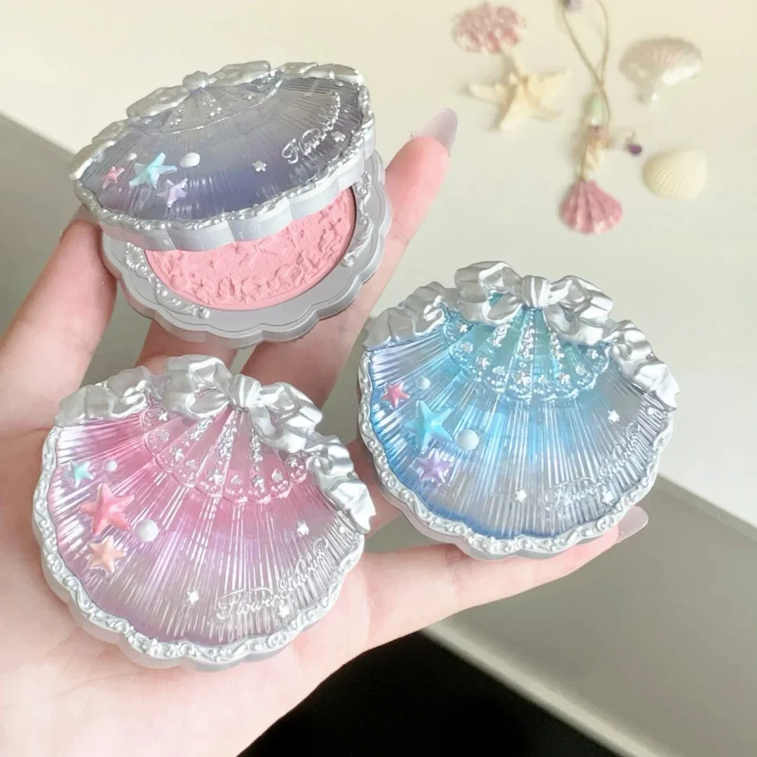 フラワーノーズ シェルパールセット アイシャドウ リップグロス ブラッシュ オーシャンテーマ コスメティックキット