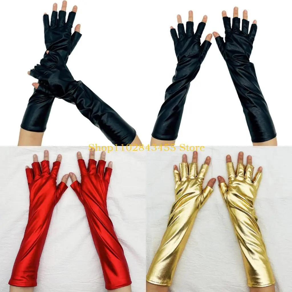 

49MC Sexy Gloves for Women and Girls in Theme Party Comfortable to Wear Elastic Nightclub Stretchy Gloves Summer