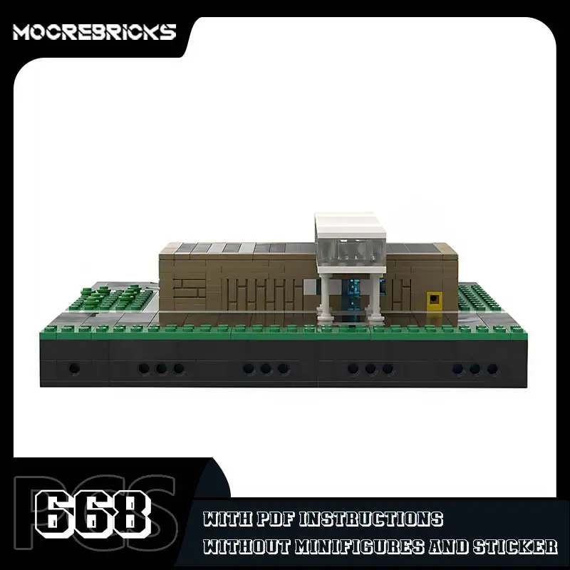 Angepasstes Modell Erste Finanzbank Bausteine Street View Architektur DIY Ziegel Klassisches Spielzeug Set Kinder Weihnachtsgeschenke