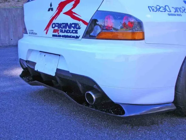 

Carbon fiber rear diffuser fit for Mitsubishi EVO8/9 OEM Rear bumper carbon fiber rear diffuser