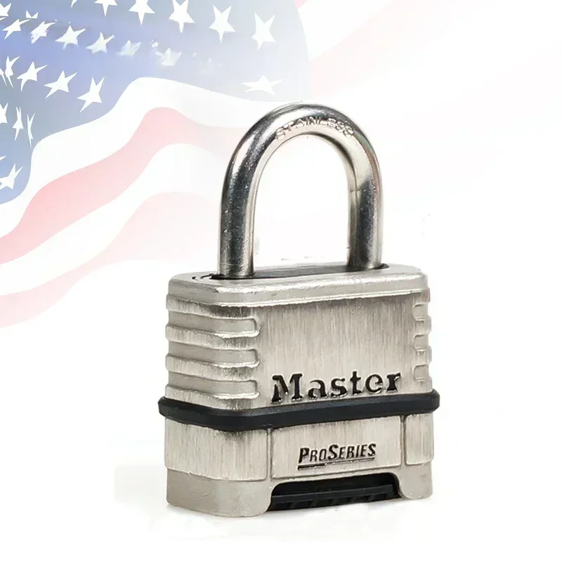 Password Lock ProSeries Stainless Steel Anti-theft Waterproof Padlock Home Dormitory Outdoor Combination Lock