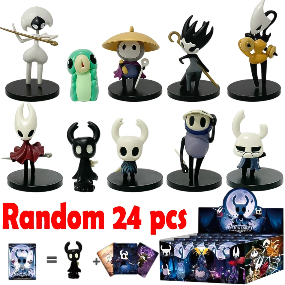 

1-24pcs/Set Hollow Knight blind bag Toys Anime Game Figure The Knight/Hornet Action Figurine Collectible Model Doll Gift