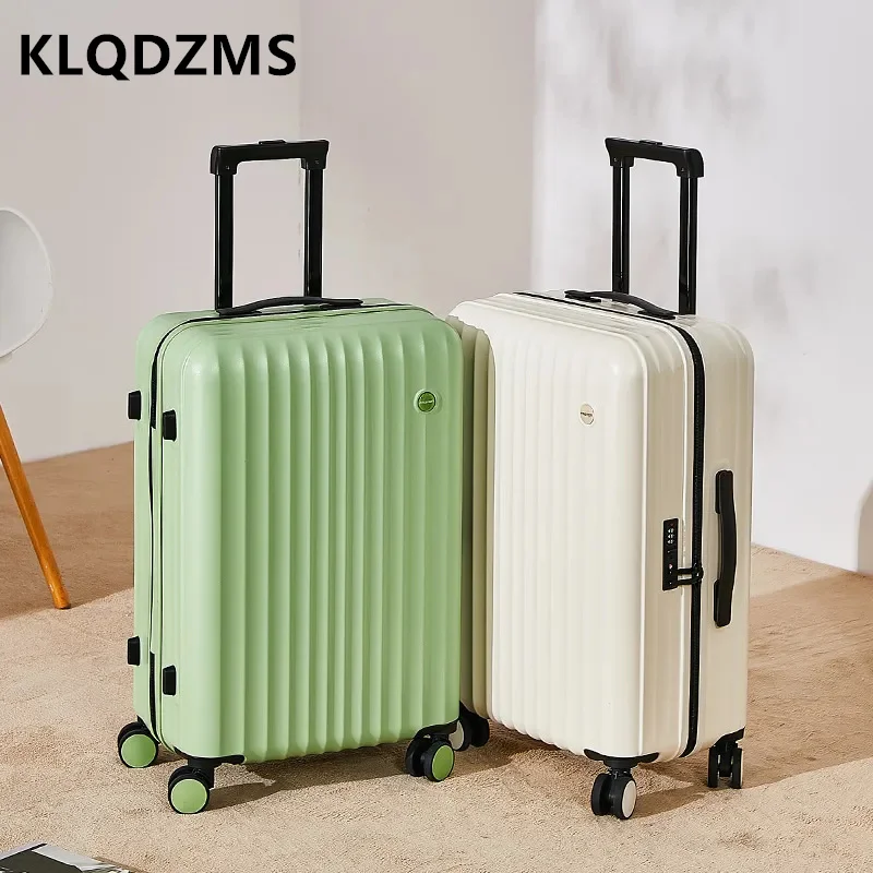 KLQDZMS-maleta nueva de 20 "22" 24 "26 pulgadas, caja de embarque para mujer, cubierta de carrito para hombre, caja de contraseña resistente y duradera, equipaje rodante