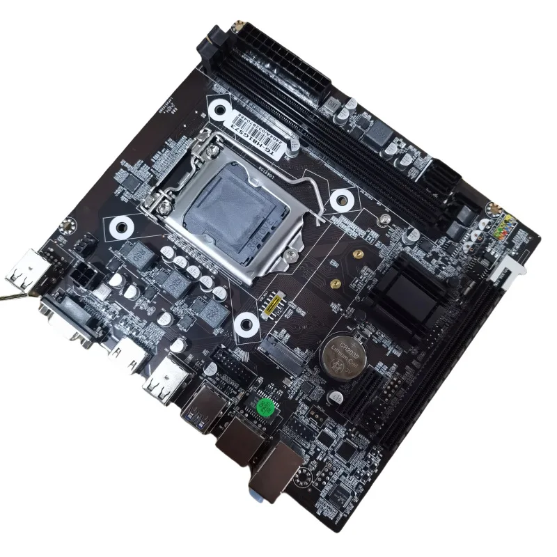 For 2Pcs New H81 Desktop Motherboard LGA1150 With HDMI M.2 Slot Support i3 i5 CPU