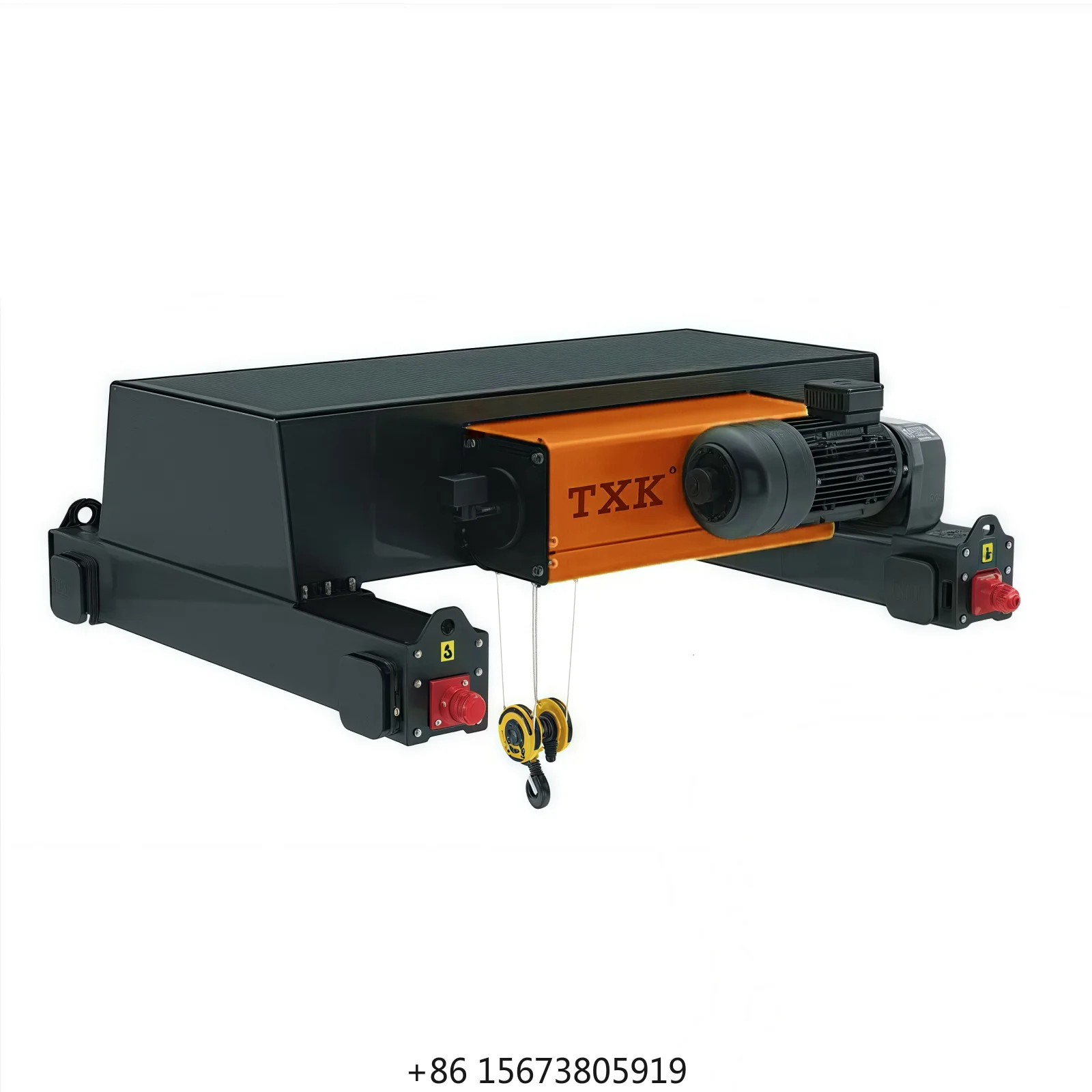 TXK Factory CE Certification Es Type Wire Rope Hoist .12.5ton Double Girder Crne Hoist Polipasto De Cable.Low Headroom M7 Level