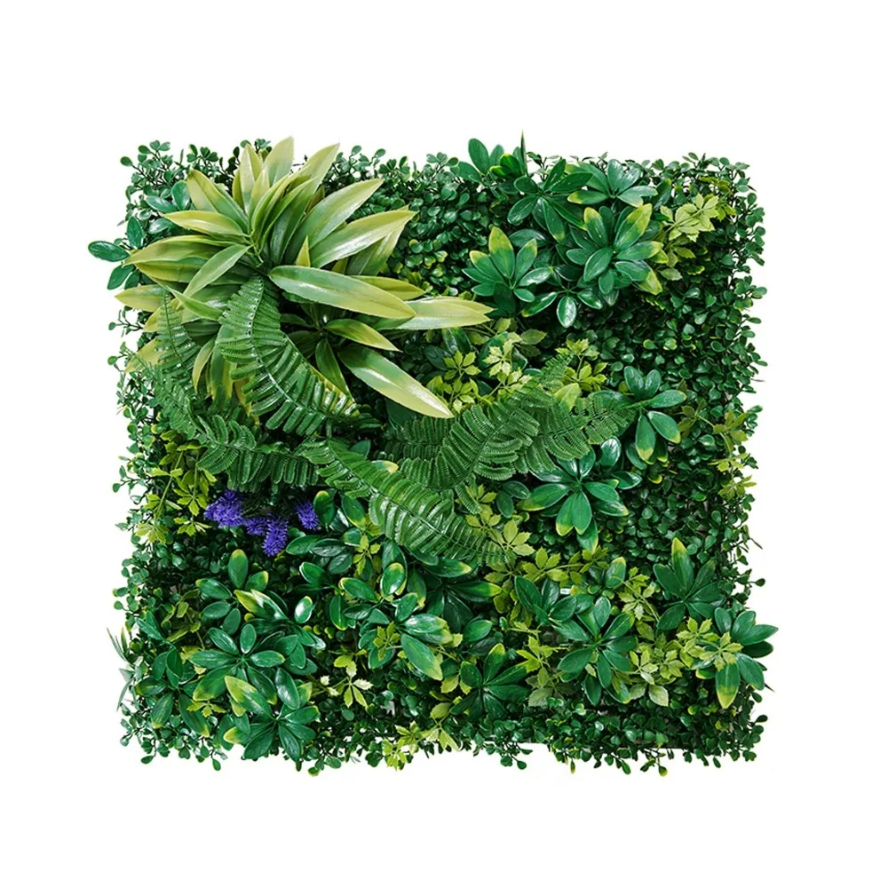 

8 шт. 20 "x 20" искусственный самшитовый коврик, настенный декор для живой изгороди, панель для конфиденциальности, забор, трава
