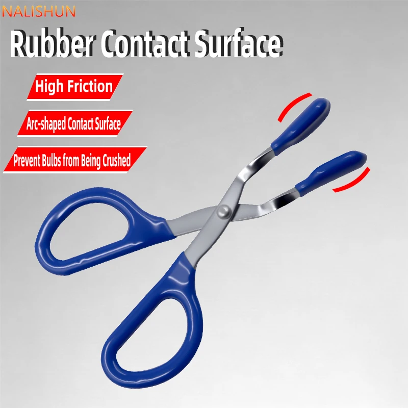 Scissor-Type Specialized Disassembly Tool, Car Glass Bulb Removal Pliers, Anti-Slip and Anti-Breakage Professional Repair Tool