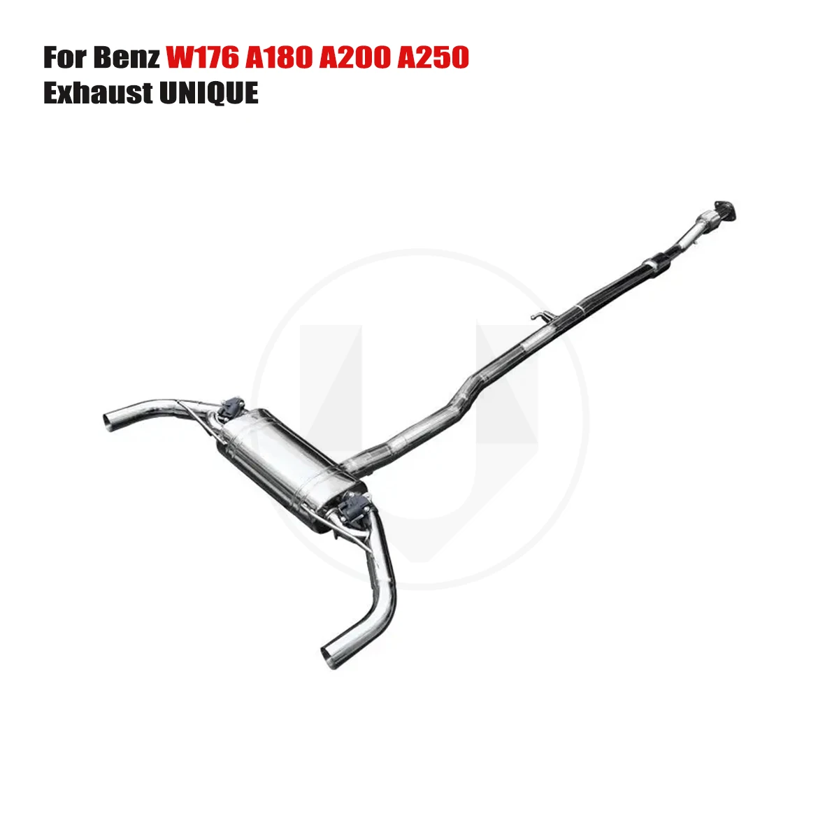 

UNIQUE For Benz W176 A180 A200 A250 performance valve exhaust system ss304 exhaust muffler