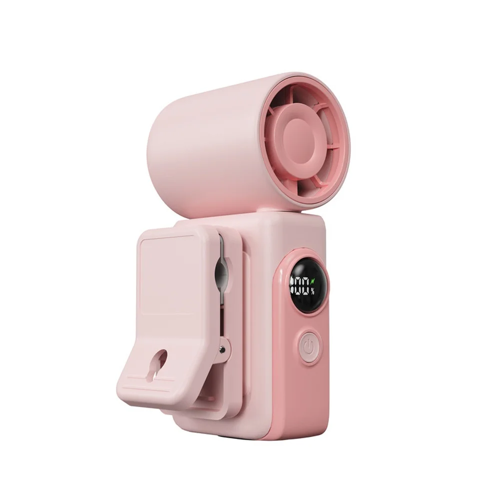 

Portable Clip On Fan 3000mAh Rechargeable With 4 Speeds 180 Degree Rotatable For Office Camping Travel White