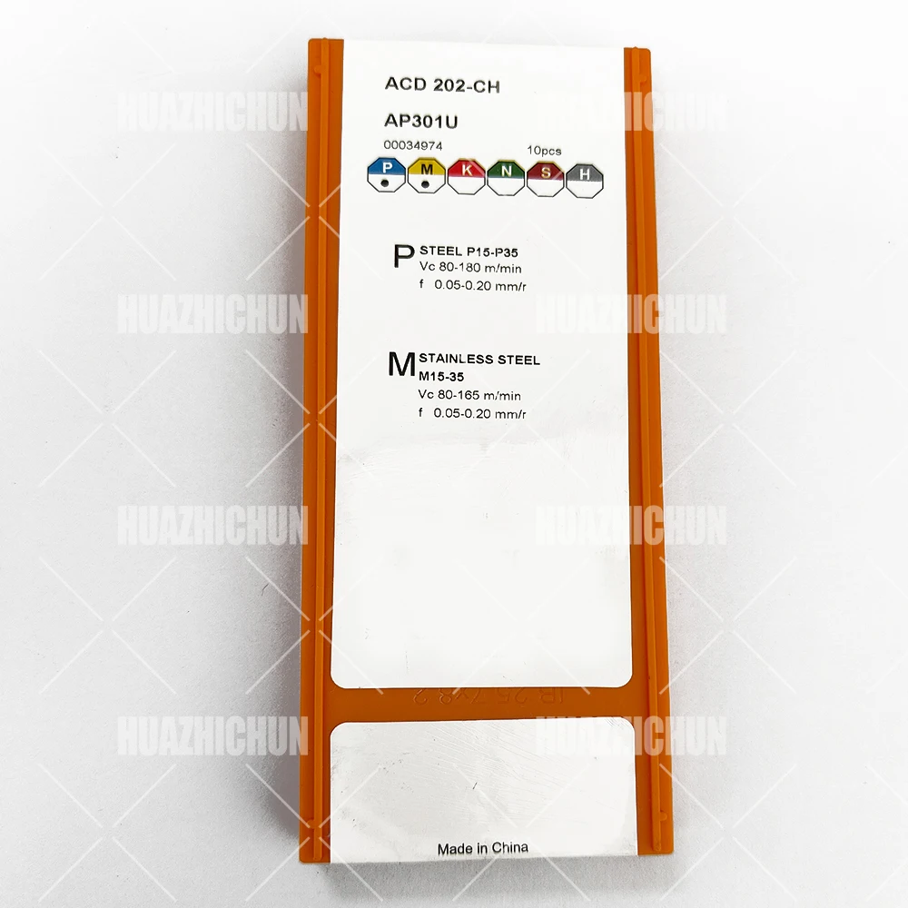 

HUAZHICHUN ACD 202-CH AP301U General Turning Inserts