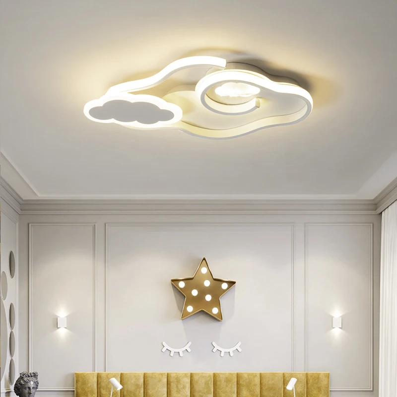 Imagem -02 - Modern Cloud Led Teto Luz Quarto Sala de Estar Lâmpada Criativo Personalizado Quarto de Criança Home Decor Novo