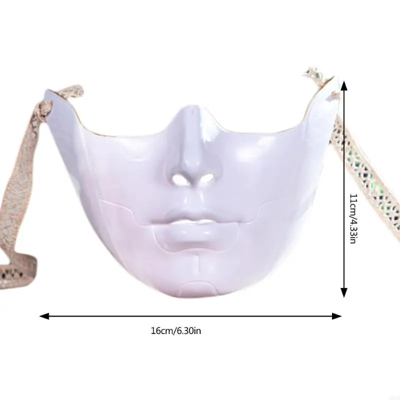 10ce Masquerade Half Face Mask for Women Men Cosplay, Halloween Eyemask Costume