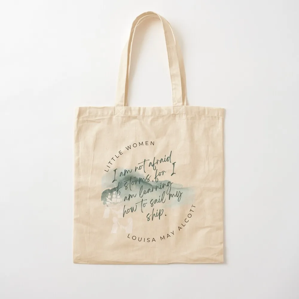 

little women sailing watercolor Tote Bag Canvas bag tote bag women Cloth bags the tote