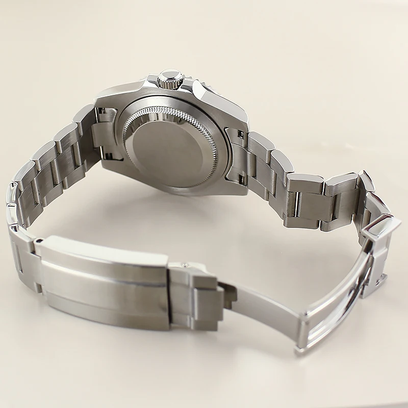 Assista Case para Seiko, Watchband Parts, aço inoxidável 316L, NH35, NH36, NH38, NH34, Miyota 8215, ETA 2824 Movimento, 28,5 milímetros Dial, 40 milímetros