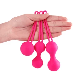 Sex Toys Safe Silicone Vagina Balls Kegel Exerciser Pelvic Floor Muscle Trainer Venus Ball Perinee Tighten  for Women