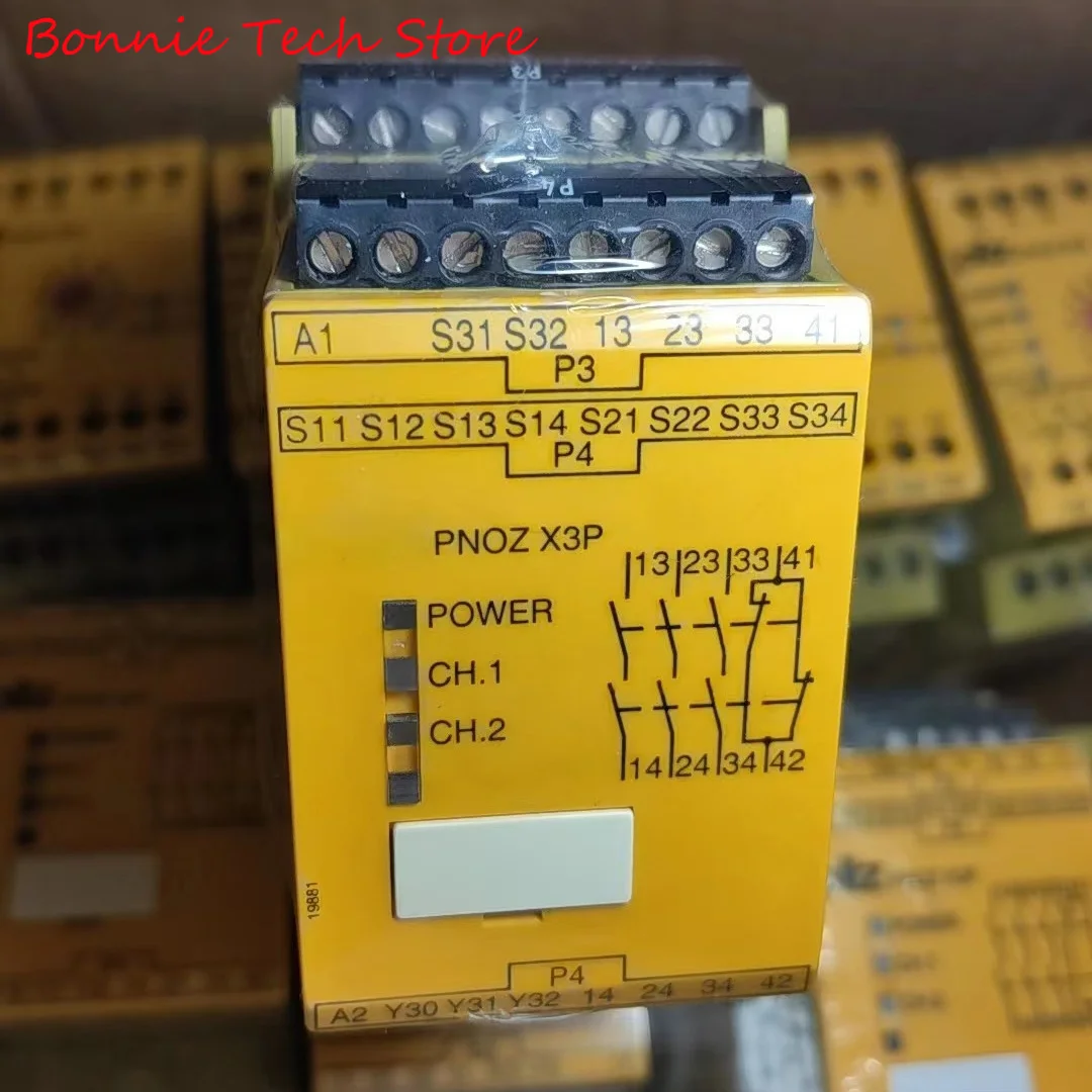 

777310 for PILZ Safety relay (standalone), PNOZ X3P 24VDC 24VAC 3n/o 1n/c 1so