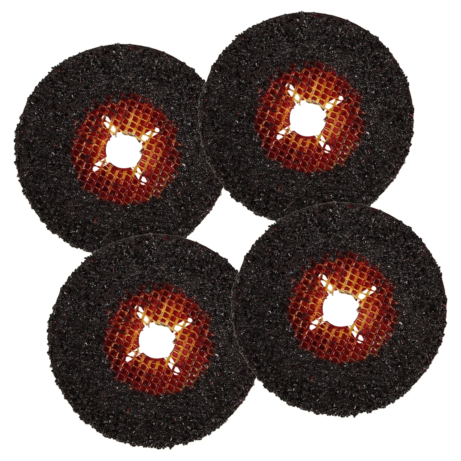 

4pcs Steel Paper Grinding Discs 125X22mm Backing Pads for Angle Grinder Sanding Polishing Industrial Carbon Silicon Circular