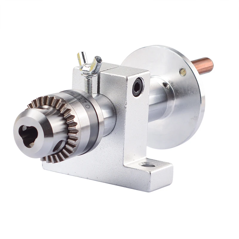 Adjustable Live Lathe Center Head with Chuck DIY Accessories For Mini Lathe Machine Revolving Lathe Centre Woodworking Tool