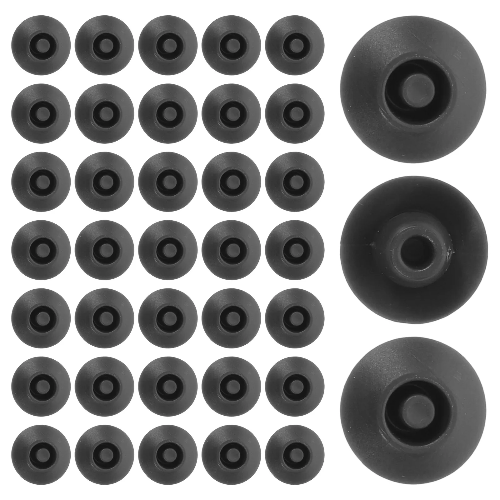 50Pcs Car Door Plug Rubber Sealing Covers Waterproof Side Skirt Dust Caps Black 7Mm Hole Diameter Auto Body Hole Protectors
