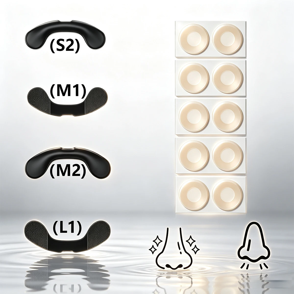 Nasendilatator Schlaf-Nasenatmungs-Dilatator Starter-Kit Nasenatmungsstreifen Nasenstreifen zur Luftdurchflussverstärkung – Detail 8