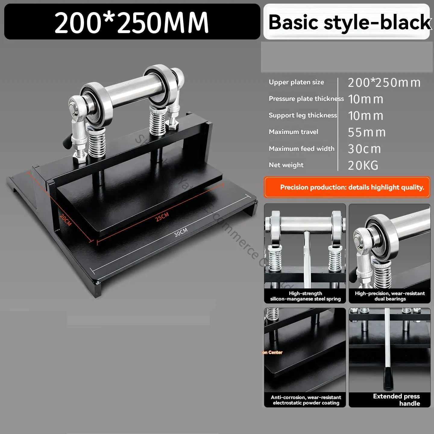 Stamping Die-cutting Machine Heavy and enlarged  Manual DIY Adhesive Fabric Leather Sample Stamping Die-cutting Machine