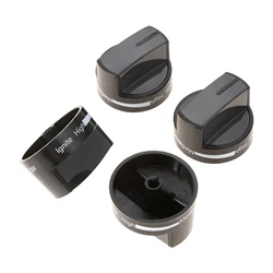 4pcs/set W10339442 Knobs fit Whirlpool Gas Range Stove Surface Burner Control Replace WPW10339442VP 2311008 AP6019877 PS11753188