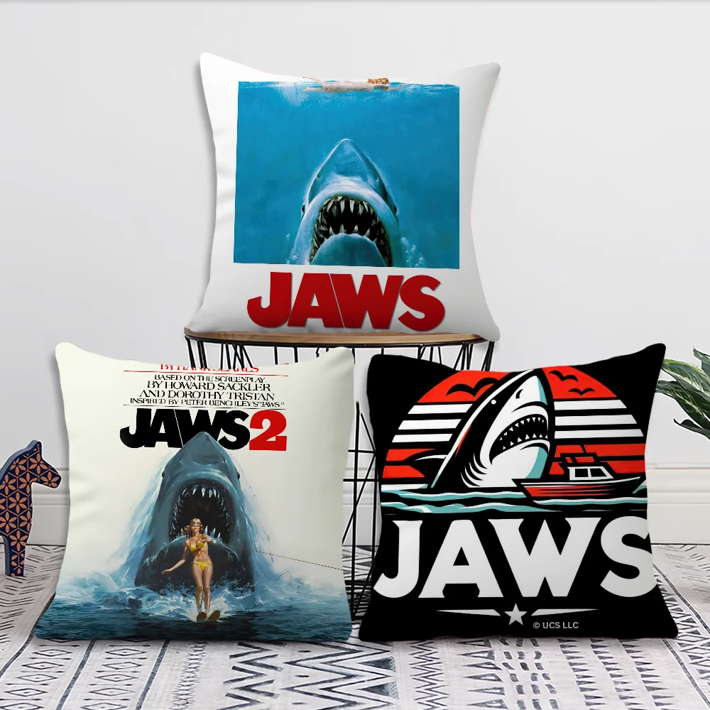 

Movie Jaws Pillow Cover Printing Decoration Room Home Sofa living Office Coffee Shop Car Nordic Simplicity Cover