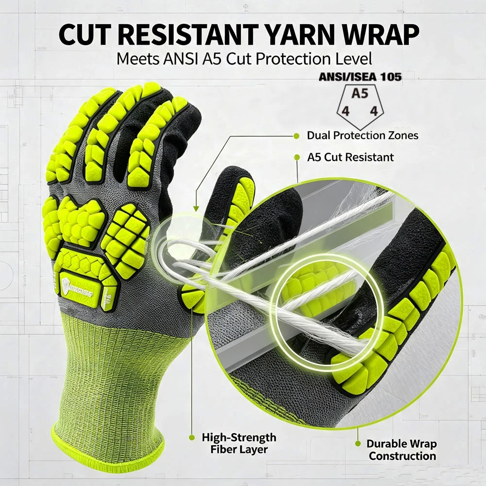 Sarung Tangan Kerja Keselamata - Work Glove Impact ulasan dan harga