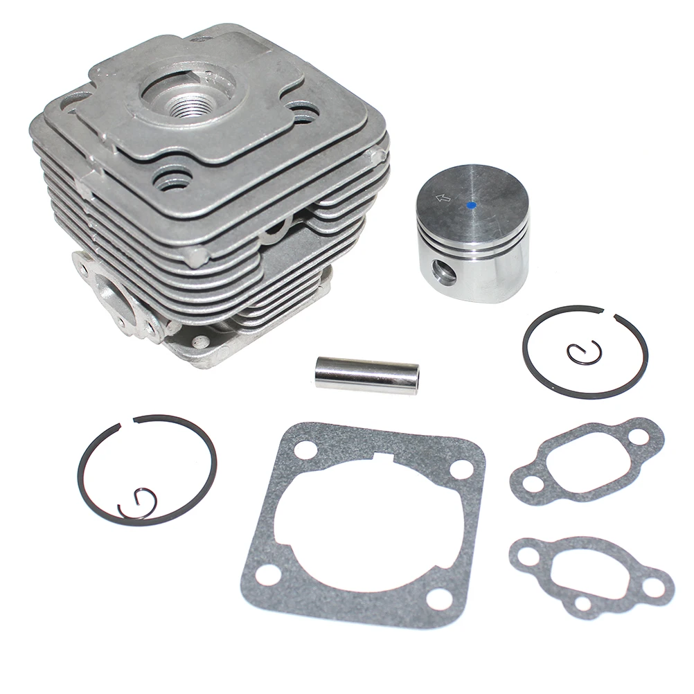 Cylinder Piston Kit For Oleo-Mac 741 BC420 BCF420 Sparta 42 44 420 440 441 4400 OM43 EFCO 8410 DSF4200 EF4300 Stark 37 38 42 44