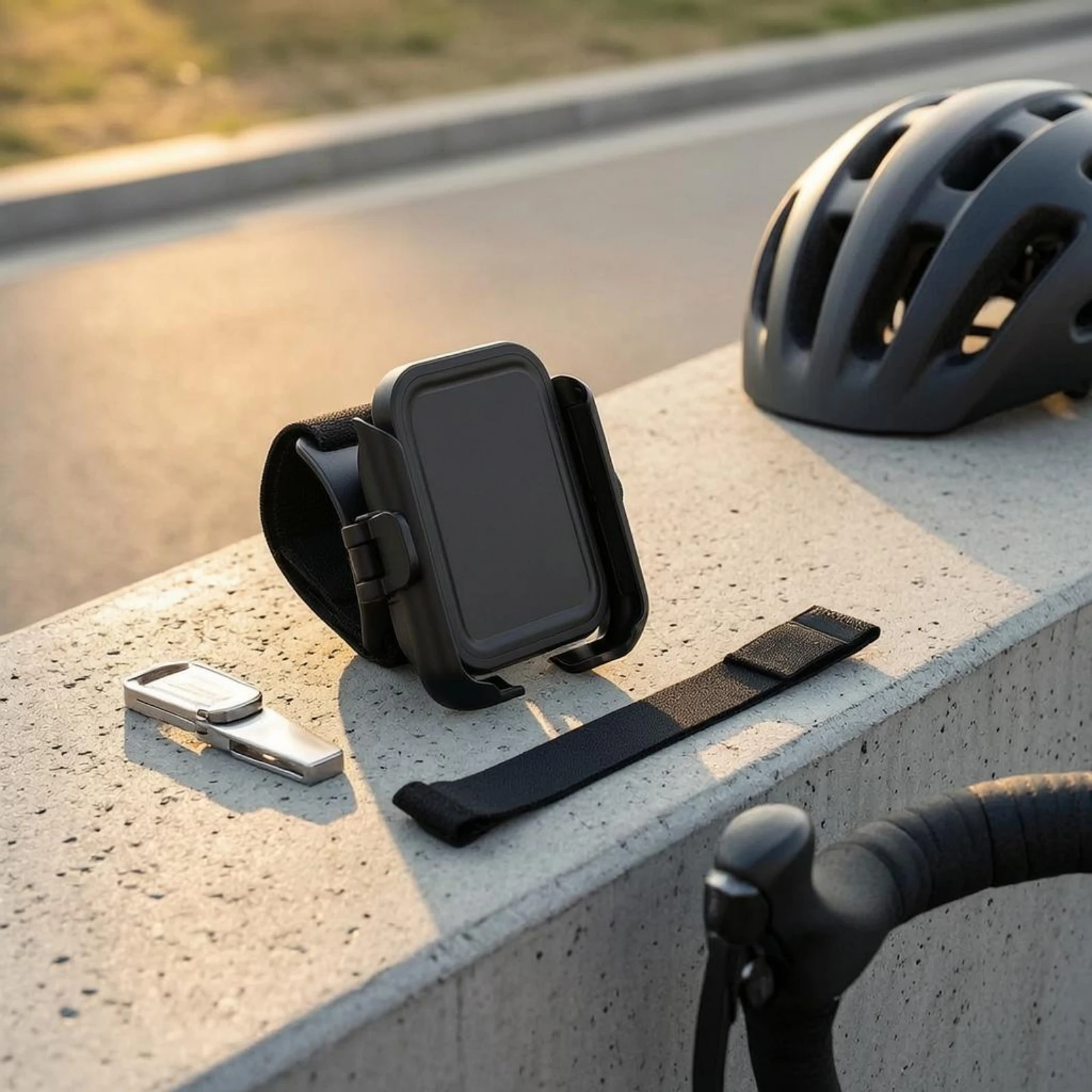 Wrist Phone Holder Tightening Knob Wrist Phone Mount Mobile Device Security Strap Arm-Style Mounting Mobile Accessory