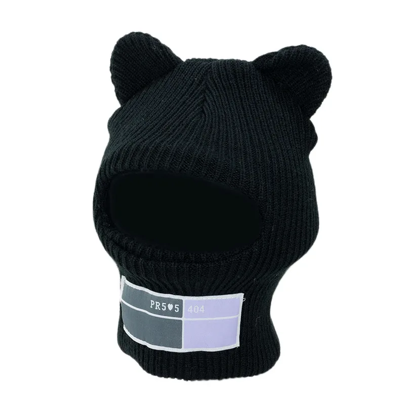 Masker Ski Tikus Multifungsi Topi Rajut Hangat Musim Dingin Topeng Balaclava Topi Wol Buatan Topeng Tebal Beanies Pria dan Wanita Dewasa