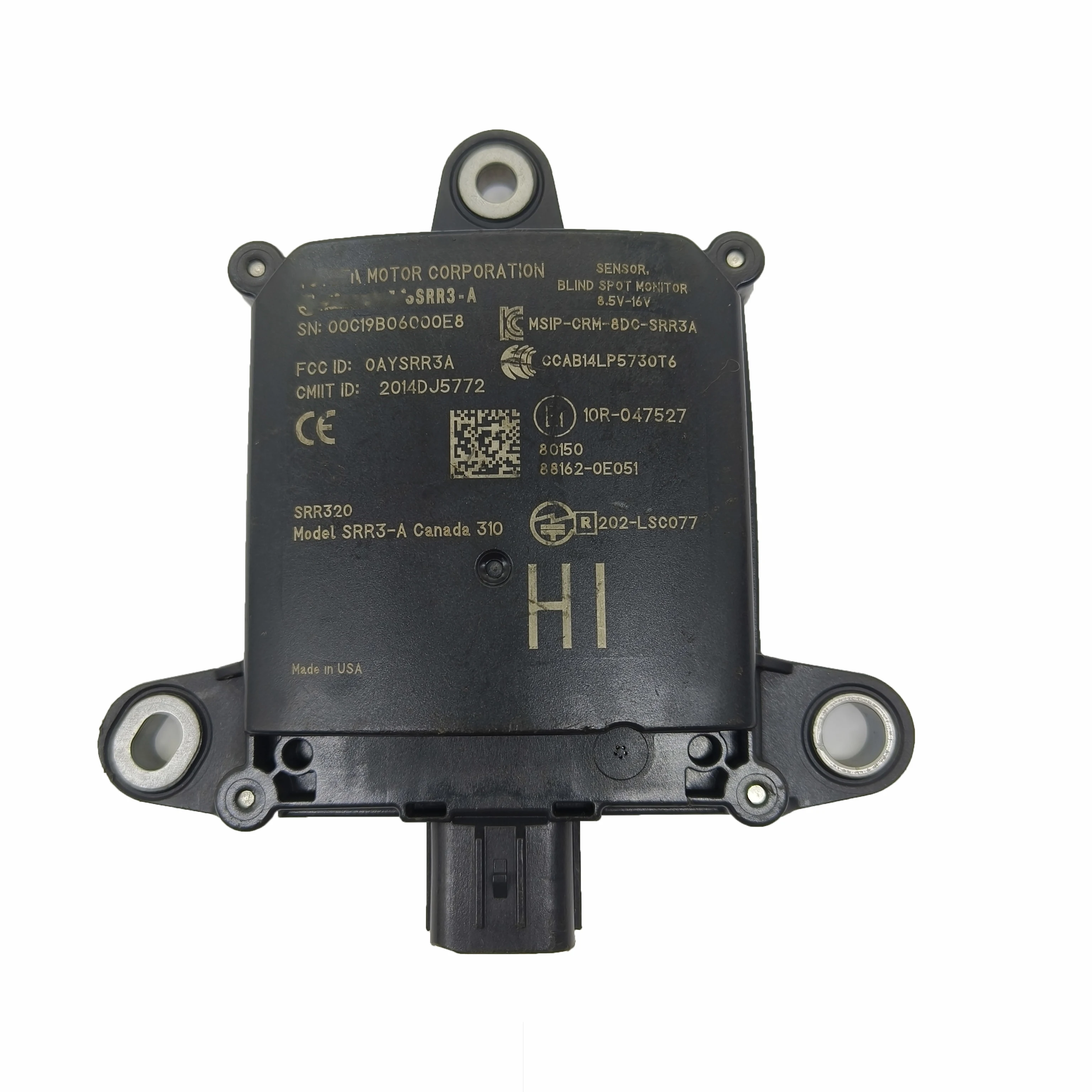 Módulo de Sensor de punto ciego, Monitor de distancia para TOYOTA HIGHLANDER 2017-2019, 88162-0E051