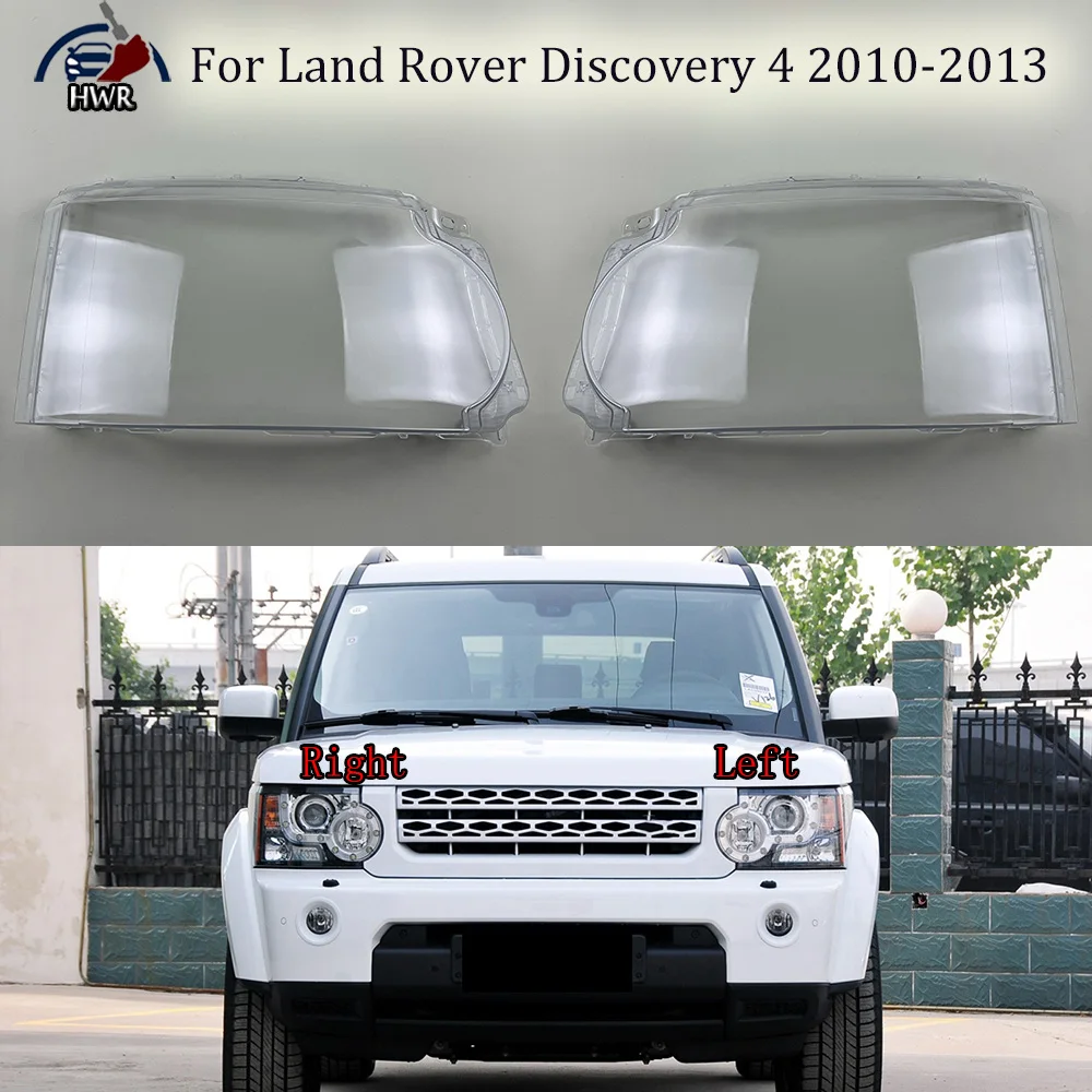 

For Land Rover Discovery 4 2010 2011 2012 2013 Headlamp Cover Transparent Headlight Lens Plexiglass Replace Original Lampshade