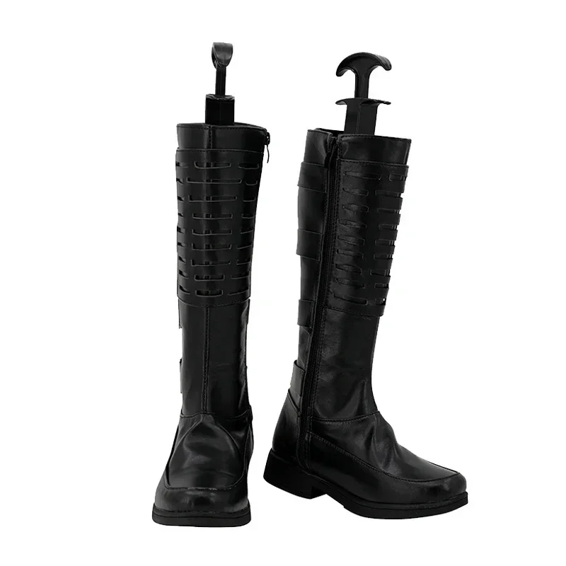 Peter Quill Cosplay Shoes Anime Accessories PU Leather Shoes Halloween Carnival Black Boots Big Size Cosplay Props Custom Made