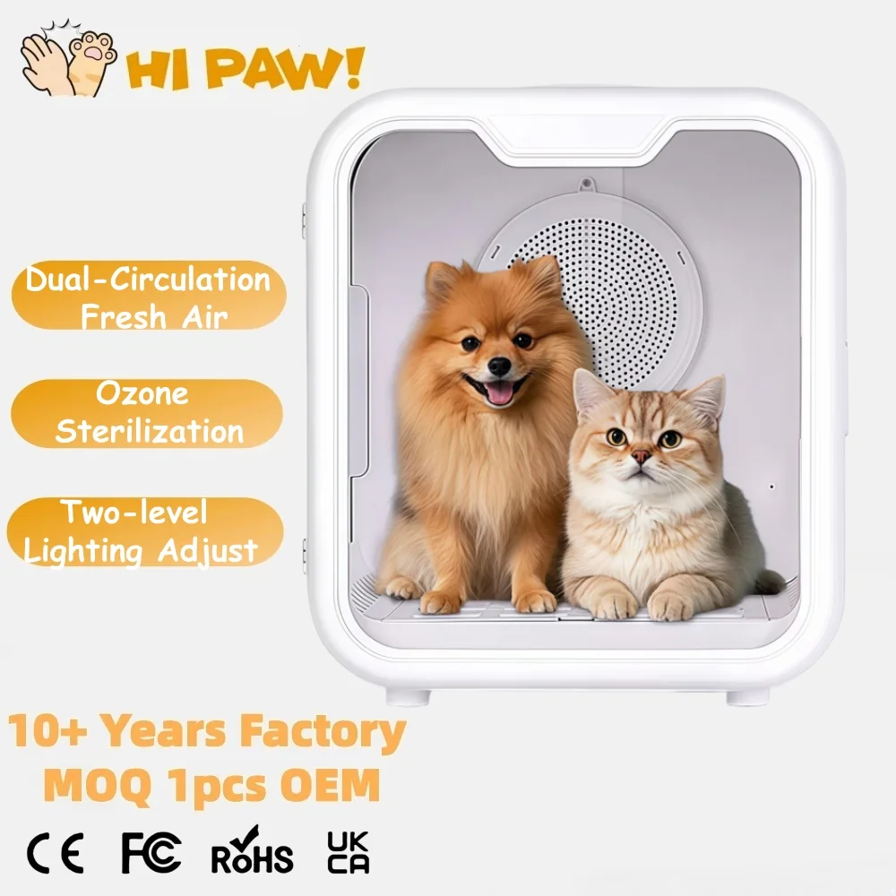 Promotional Smart Pet Dryer Machine Dual-Circulation Fresh Air Pet Hair Dryer Box Automatic Pet Hair Dryer Box For Dogs Cats