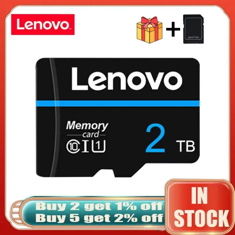 Lenovo-tarjeta Micro TF SD Class10, 2TB, 1TB, alta velocidad, 512GB, para juegos de Nintendo Switch, Ps4, Ps5, portátil, Steam Deck