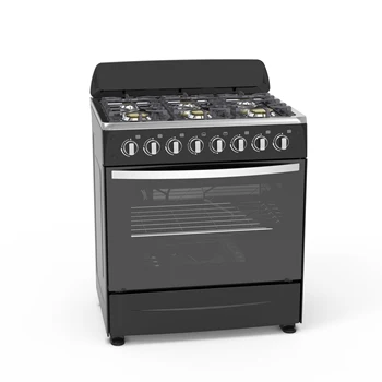 Six Burner Gas Range Oven 1