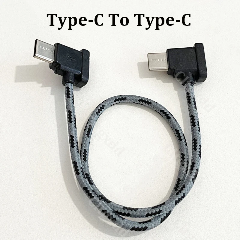 30 cm langes, geflochtenes Nylon-Kabel mit Fernbedienung, Typ-C-Adapterkabel, kompatibel mit Mavic3 AIR2 AIR2S MINI2, Datenkabel für Telefon und Tablet – Detail 12